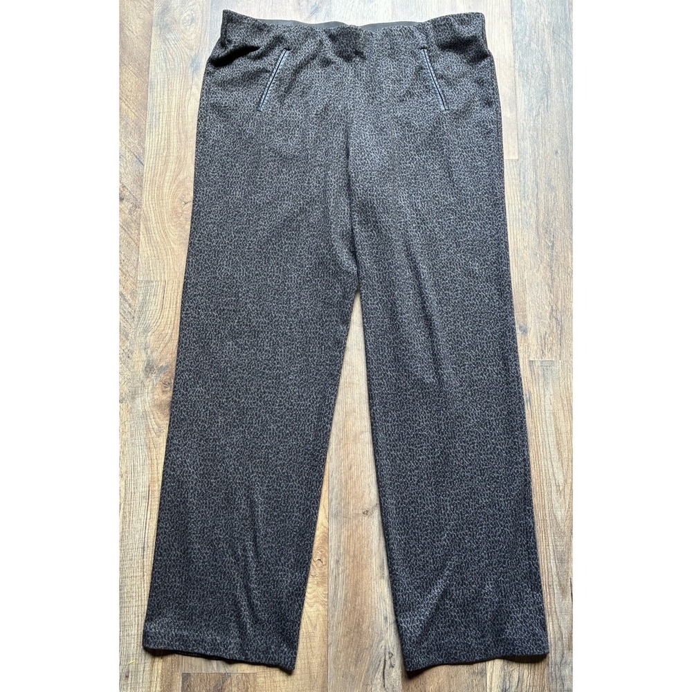 David Dart Women's Size 14 Black Gray Dress Pants Career Office Stretch